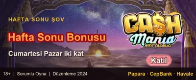 Haftalık Reload Bonusu 💰 promotion